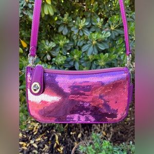 Coach Penn Shoulder Bag With Sequins